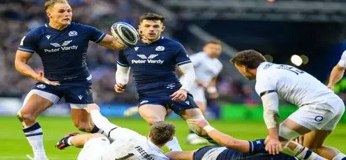 England and Scotland battle for the Calcutta Cup